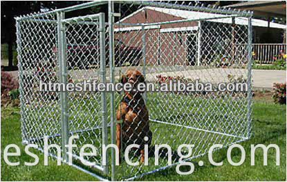 Chain Link Dog Cage Heavy Duty Dog Kennel Galvanized Dog House